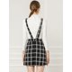 thumbnail image 5 of Disfraz de navidad PaMujer, CorrAjustable Por EnciDe Rodilla, Vestido General, FalCon Tirantes Blanco Negro XXL, 5 of 6