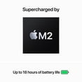 thumbnail image 4 of Apple MacBook Air 15.3" with Liquid Retina Display, M2 Chip with 8-Core CPU and 10-Core GPU, 8GB Memory, 2TB SSD, 70W USB-C Power Adapter, Silver, Mid 2023, 4 of 10