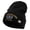 Black, variant on US Paratrooper Veteran Embroidered 12 Inch Long Knitted Beanie - Olive OSFM