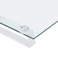 thumbnail image 5 of vidaXL Monitor Stand White 80x20x8 cm Tempered Glass and Metal, 5 of 5