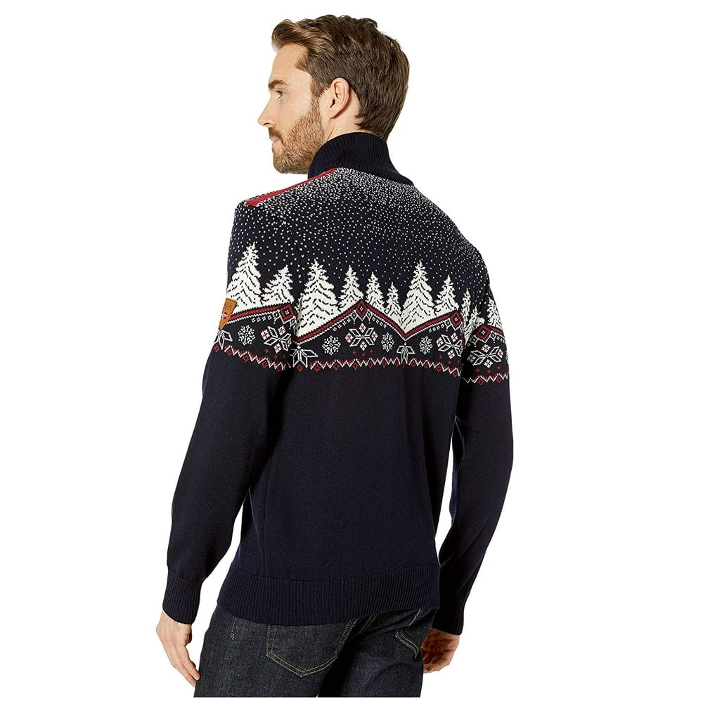 Dale of Norway Christmas Masculine Sweater Navy/Off-White/Red Rose ...