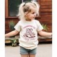 thumbnail image 6 of Promoted to Big Sister Shirt for Girls Pink Western Cowgirl Boots Floral Cute Sibling Tee Natural Shirt Youth Small, 6 of 8