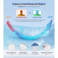 thumbnail image 6 of Ultra Pain Relief Cooling Pillow for Neck Support, Adjustable Cervical Pillow Cozy Sleeping, Odorless Ergonomic Contour Memory Foam Pillows, Orthopedic Bed Pillow for Side Back Stomach Sleeper, 6 of 8