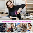 thumbnail image 5 of Pink 12V Cordless Drill Kit for Women, Lightweight Electric Screwdriver with Battery, Charger, LED Light for Home Repair, DIY Projects and Gifts, 5 of 9