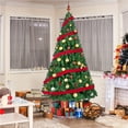 thumbnail image 4 of Alden Design 7.5 Ft Hinged Spruce Artificial Christmas Tree with Foldable Stand, Green, 4 of 9