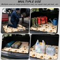 thumbnail image 3 of Jeiento Leopard Bow Tiny Pumpkin Car Trunk Mat All Weather Non Slip Cargo Liner Universal Fit Stain Resistant Vehicle Rear Mat, 3 of 6