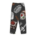 thumbnail image 5 of Bingfone Pajamas For Women,Japanese Sushi Hashi Pajama Pants With Pockets-Small, 5 of 9