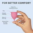 thumbnail image 2 of PEESAFE Reusable Menstrual Cup for Women | Large Size with Pouch|Ultra Soft, Odour and Rash Free|100% Medical Grade Silicone |No Leakage | Protection for Up to 8-10 Hours, 2 of 5