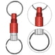 thumbnail image 2 of Llavero Giratorio Liberación Rápida Aleación Aluminio Coche Desmontable () Rojo, 2 of 4
