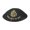 Black, variant on Religious Kippah Cap Breathable Fabric Lightweight For Synagogue Ceremonies Travel Friendly And Stylish