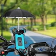 thumbnail image 1 of Soporte para Teléfono con Paraguas - Rotación de 360° Accesorios para Bicicleta y Motocicleta Paraguas para Locomotora Parasol Portátil Mini Parasol Parasol para Bicicleta Paraguas, 1 of 7