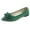 Green, variant on Women's Comfort Walking Boat Shoes Casual Flats Pointed Toe Slip On Ballet Flats Light Weight Loafers Faux Suede Dress Shoes Blue 4.5