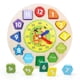 thumbnail image 1 of reloj Digital de madera 3D, relojes geométricos coloridos para niños, juguete para regalo educativo, 1 of 5