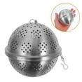 thumbnail image 5 of Colador de bolas de té de acero inoxidable Infusores para hojas de té Spices Seconings, 5 of 5