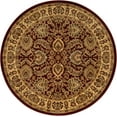 thumbnail image 2 of Rugs.com Aditi Collection Rug – 6' Round Red Low Rug Perfect For Kitchens, Dining Rooms, 2 of 9