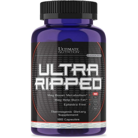 Ultimate Nutrition Ultra Ripped Weight Loss Supplement, 180 Capsules