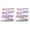 White, variant on YIFAEUX 2Pcs Gymnastics Ribbons with Wand Strong Sparkling Soft Smooth Long Ribbon Training 2/4m Artistic Dancing Twirling Stick Streamers Children Toy