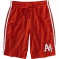 thumbnail image 1 of Aeropostale - Pantalones cortos para caminar atléticos de baloncesto con forro de malla para hombre, naranja, extra pequeño, 1 of 1