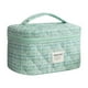 thumbnail image 1 of Bolsa de viaje portátil de terciopelo de pana para maquillaje y artículos de aseo, bolsas multiusos de gran apertura para un almacenamiento organizado. Cajas de almacenamiento, 1 of 3