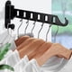 thumbnail image 2 of Wall-Mounted Clothes Rack, Foldable Coat Racks, 180 Rotation Wall-Mounted Foldable Clothes Rack, Clothes Drying Rack With Screws, for Balcony, Laundry, 2 of 5