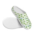 thumbnail image 3 of Lsque Frogs Jumping Pattern Womens Comfort Cotton on Scuff With Memory Foam and Anti-skid Sole Slipper-44/45, 3 of 7
