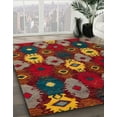 thumbnail image 2 of Ahgly Company Indoor Rectangle Abstract Brown Abstract Area Rugs, 6' x 9', 2 of 6