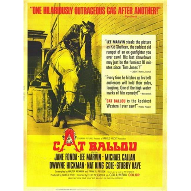 Cat Ballou Movie Poster 11 x 17 in.