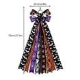 thumbnail image 3 of Roiihwy Large Holiday Wreath Bow For Front Door Indoor Outdoor Wall Festival Decor, 27.5x8in, Purple, 3 of 7