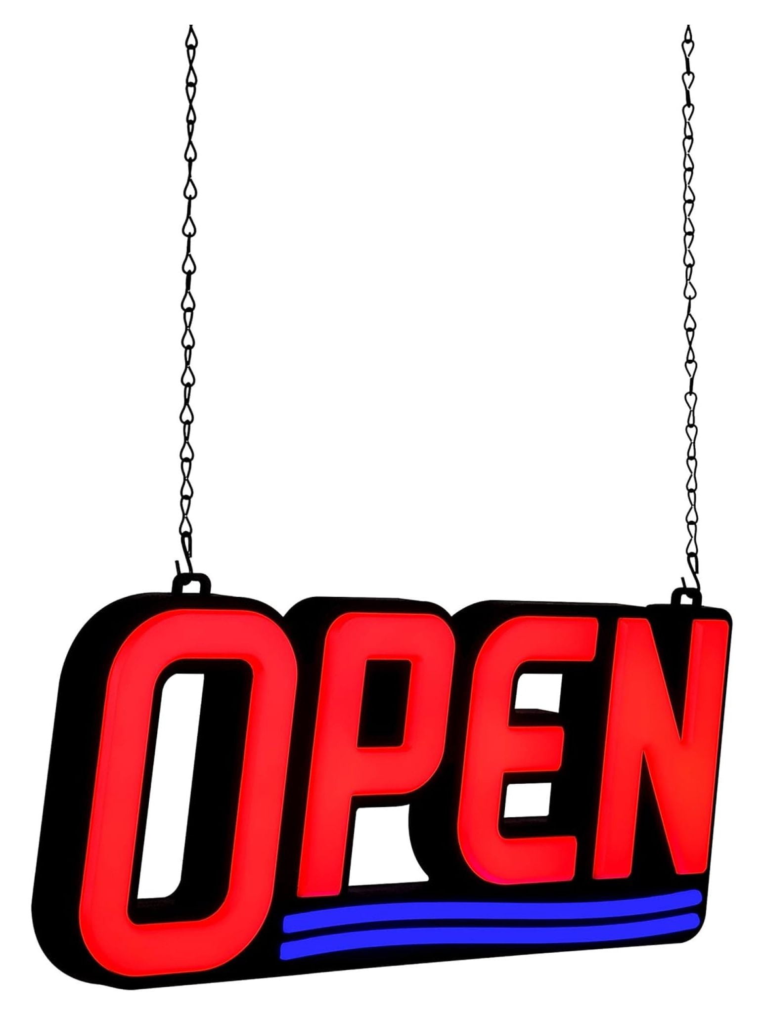 Ultra Bright LED Neon Open Sign Rectangle 17x8 Inch