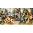 thumbnail image 2 of French-Roussia, Heather A. 32x18 White Modern Wood Framed Museum Art Print Titled - Wine Room, 2 of 4