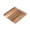 Brown L, variant on Solid Wood Square Tea Tray Made Of Acacia Wood, Simple Japanese Modern Style Serving Plate, Practical Container for Cups, Snacks and Indoor Living Room Display