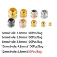 thumbnail image 3 of GKNET 50-100pcs Dia 4 6 8 10 12mm Big Hole Beads Spacer Beads for Diy Jewelry-Multicolor-6mm x 100pcs, 3 of 6
