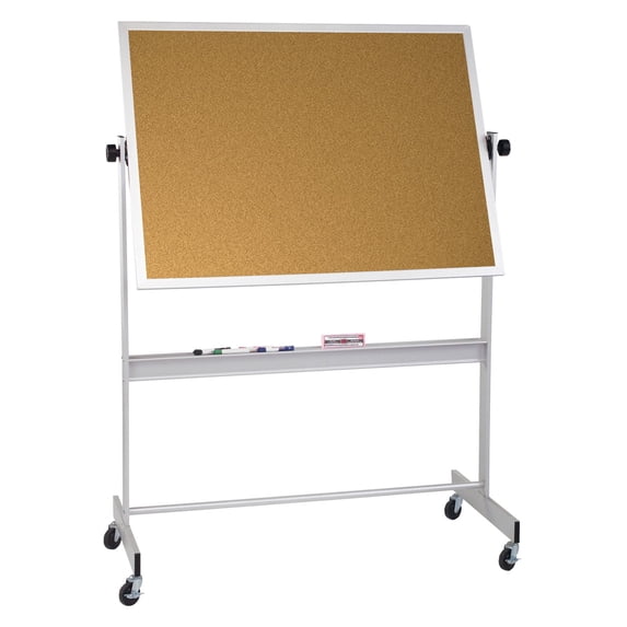 Best-Rite Deluxe Reversible Mobile Board with Aluminum Trim