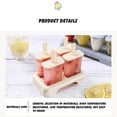 thumbnail image 5 of Homemade Popsicle Moulds, 9 Reusable DIY Ice Lolly Tray Mould, Easy Release Ice Cubes for Making Frozing Dessert,Ice Cake and Candy Bar, Kitchen Gadgets for Summer Treats, 5 of 7