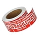 thumbnail image 4 of frágil de 3 "X 2" con etiquetas de advertencia de atención para envío y embaje - 500 piezas de etiquetas adhesivas permanentes por , rojo Gloria Etiquetas de envío frágiles, 4 of 5