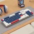 thumbnail image 5 of Merdia Mechanical Keyboard Gaming Keyboard | Brown Switch Blue/White/Red Backlit Keyboard | 104 Keys US Layout | Wired Gaming Keyboard | Hot Swappable Mechanical Keyboard | PC Gaming Keyboards, 5 of 6