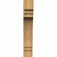 thumbnail image 2 of 4"W x 12"D x 24"H Pescadero Rough Sawn Corbel, Western Red Cedar, 2 of 9