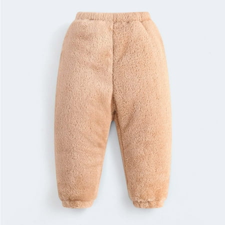 

Ganfancp Thick Lamb Velvet Kids Leggings Boys & Girls Warm Fashion Trousers Soft Material Size 6M-5Y Attractive Casual Wear Clearance Sales Today Deals Prime