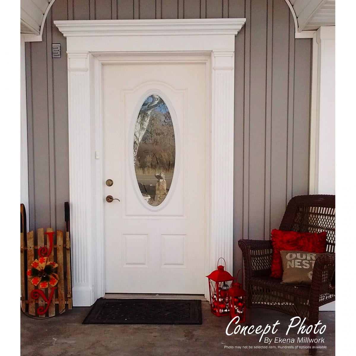 Ekena Millwork 24" Bottom Width x 32.50" Top Width x 12"H x 1.25"P Craftsman Crosshead