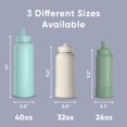 thumbnail image 5 of Hydrapeak 26oz Sport Insulated Water Bottle with Straw or Chug Lid, Leak & Spill Proof, Keeps Drinks Cold for 24 Hours, Hot for 12 Hours, Premium Stainless Steel Water Bottles (26oz, Ice), 5 of 9