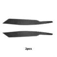 thumbnail image 3 of 2Pcs Eyebrows Professional Decorative Car Trim Cover Self-adhesive Headlamp Decal Carbon Fiber Sticker Vehicle Parts, 3 of 9