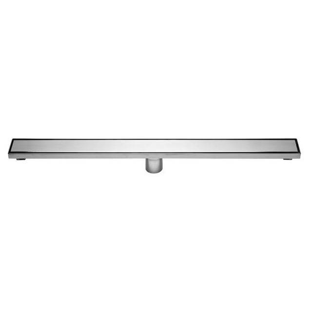 ALFI ABLD32B-PSS Modern Polished Stainless Steel Linear Shower Drain with Solid Cover - 32 in.