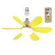 thumbnail image 1 of E27 Luz de ventilador de techo reversible moderna 40w Luz de ventilador de control remoto para dormitorio [JKW], 1 of 5