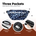 thumbnail image 4 of Naloa Blueberry Print Running Belts for Men Women,Running Fanny Pack with 2-Zipper Pockets,Waterproof Waist Pack for Travel Hiking Running Outdoor Sports, 4 of 8