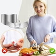 thumbnail image 3 of 8Pcs Kitchen Hand Protective Guards Stainless Steel Finger Protectors Kitchen Finger Guards, 3 of 9