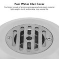 thumbnail image 3 of Pool Drain, Stainless Steel Swimming Pool Drain Durable Multifunctional Easy To Drain Adjustable Water   For Outlet Draining, 3 of 8