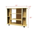 thumbnail image 3 of 35" x 30" Wooden TV Stand, Natural finish, 3 of 4