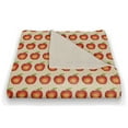 thumbnail image 3 of Creative Products Apple Pattern 50x60 Coral Fleece Blanket, 3 of 3