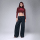 thumbnail image 3 of Pantalón Recto Mujer Mezclilla Casual Tiro Medio, 3 of 6