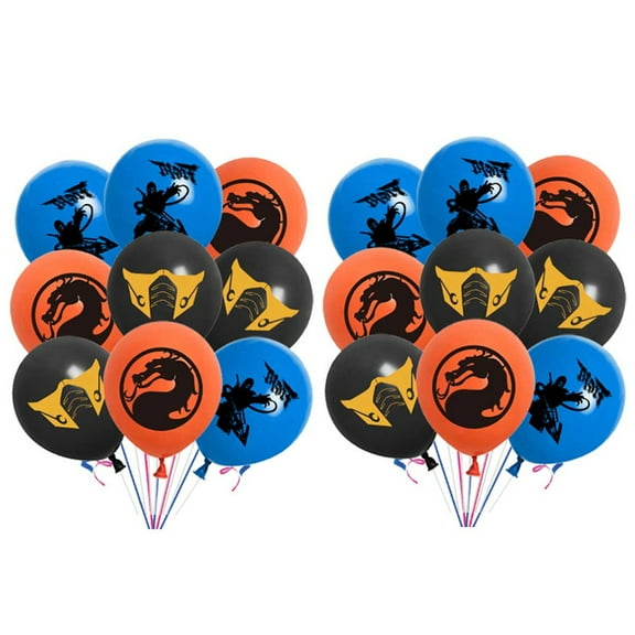 Mortal Kombat Party Supplies Birthday Favors Decorations Latex Balloons Decor Kit